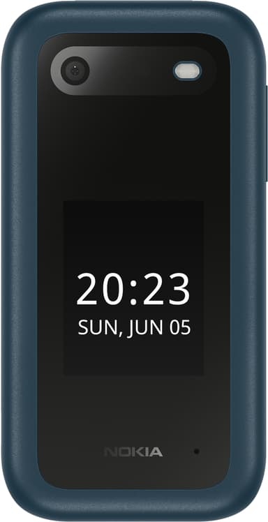 Nokia 2660 Flip mobiltelefon (blå)