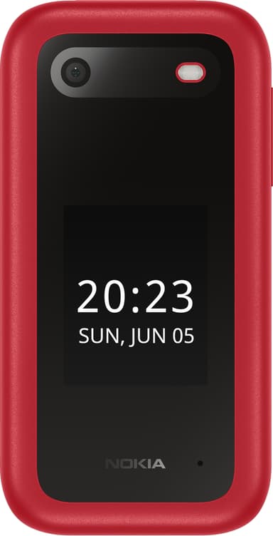 Nokia 2660 Flip mobiltelefon (rød)