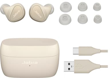 Jabra Elite 5 helt trådløse in-ear hodetelefoner (gold beige)