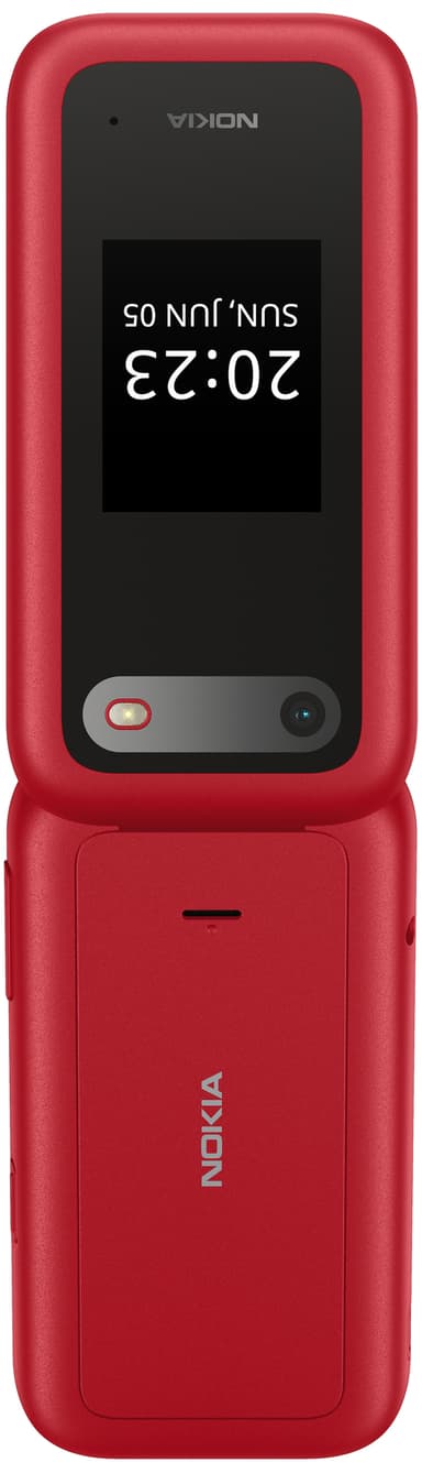 Nokia 2660 Flip mobiltelefon (rød)