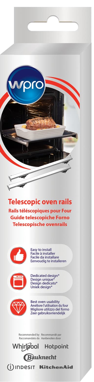 Wpro teleskopiske ovnskinner C00850080