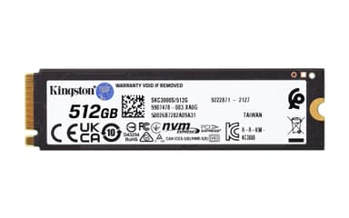 Kingston KC3000 PCIe 4.0 intern NVMe SSD (512GB)
