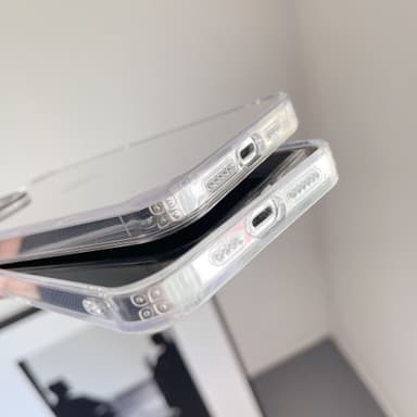 Telefonveske med kameralinsebeskytter Støtsikkert støtfangerdeksel Blå iphone 13
