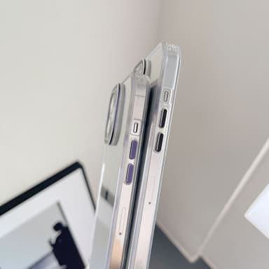 Telefonveske med kameralinsebeskytter Støtsikkert støtfangerdeksel Blå iphone 13