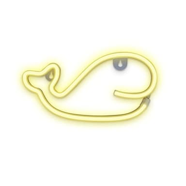 Neon-skilt - Hval
