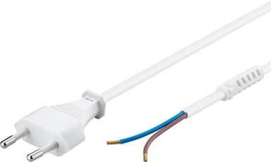 Goobay Kabel med eurokontakt for montering, 1,5 m, hvit