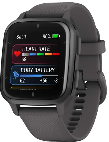 Garmin Venu Sq 2 smartklokke (Shadow Gray)