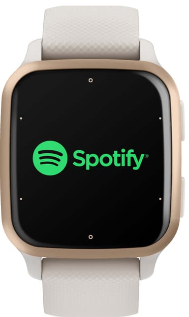 Garmin Venu Sq 2 Music smartklokke (Ivory & Gold)