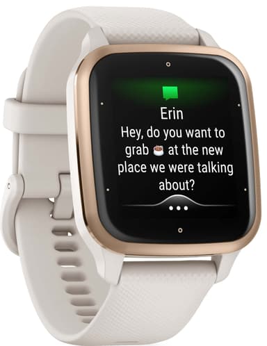 Garmin Venu Sq 2 Music smartklokke (Ivory & Gold)