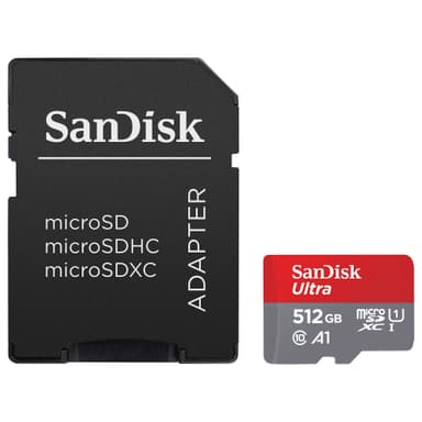 SanDisk Ultra® 512GB microSDXC™ UHS-I-kort