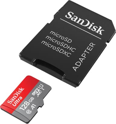 SanDisk Ultra® 128GB microSDXC™ UHS-I-kort