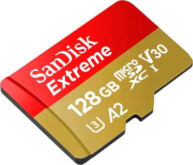 SanDisk Extreme® 128GB microSDXC™ UHS-I-kort