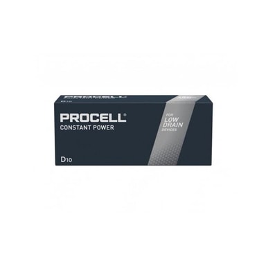 Duracell Procell Alkaline Batterien – LR20 Mono D, 10er Pack, Lange Haltbarkeit