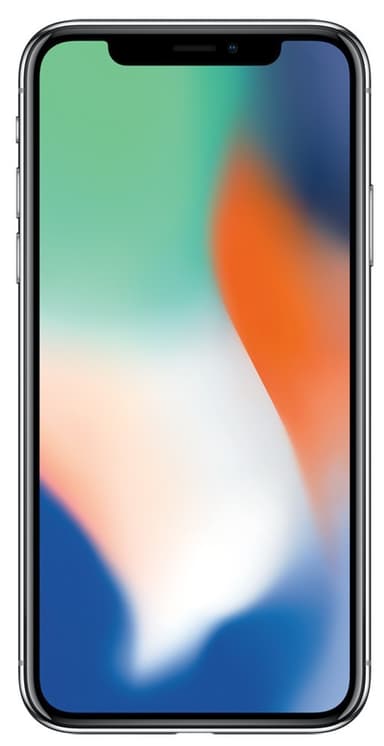 iPhone X 64 GB (sølv)