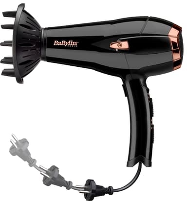 BaByliss Cordkeeper 2000 hårføner D373E