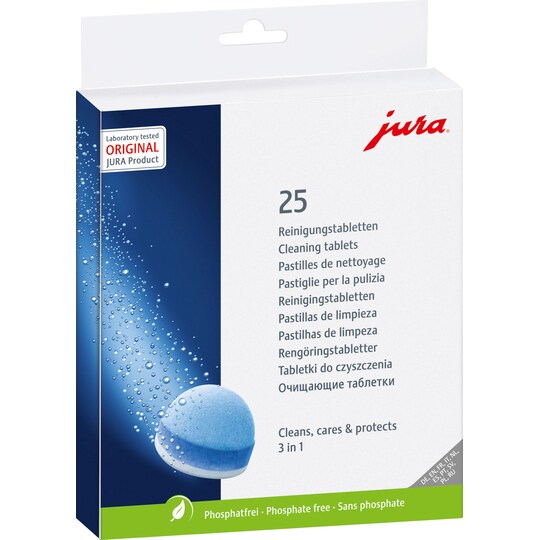 Jura 3-stegs rengjøringstabletter 25045
