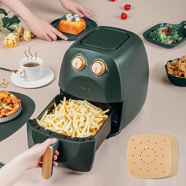 Air Fryer engangs, papirfôr non-stick 200-pakning Natur 19 cm