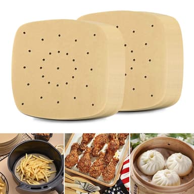 Air Fryer engangs, papirfôr non-stick 200-pakning Natur 19 cm