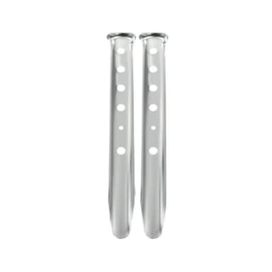 INF U-formet teltstang Aluminium 2-pakning