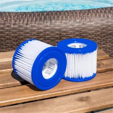 Poolfilterpatronset för Bestway VI Pump Blue 2-Pack