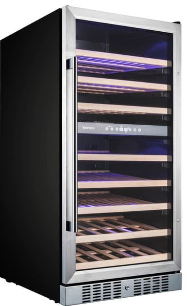 Temptech Premium vinskap WP120DCS (rustfritt stål)