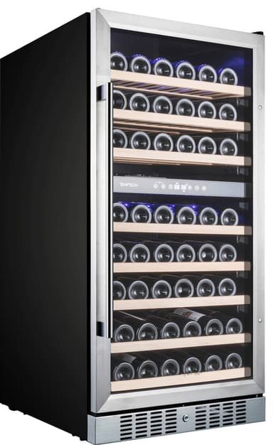 Temptech Premium vinskap WP120DCS (rustfritt stål)