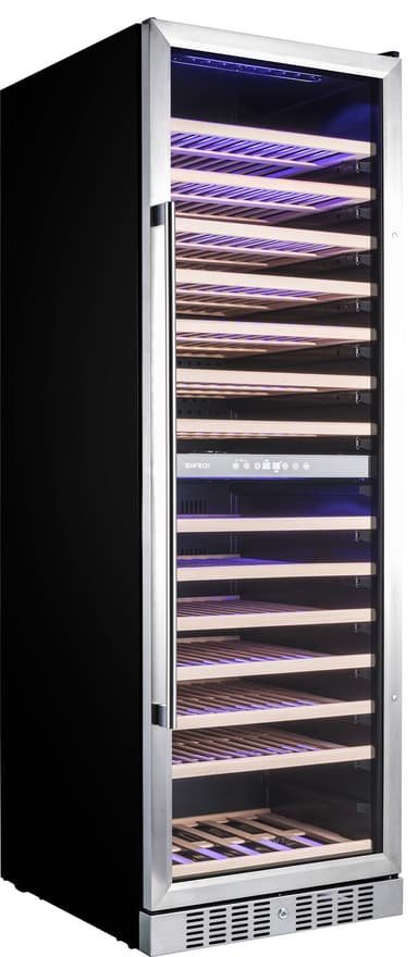 Temptech Premium vinskap WP180DCS (rustfritt stål)