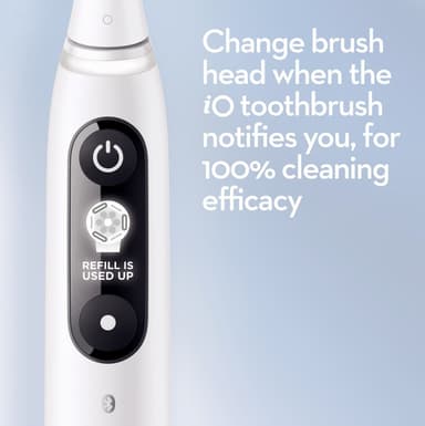 Oral-B iO 7s elektrisk tannbørste 408789 (hvit)