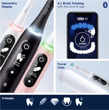 Oral-B iO 6s elektrisk tannbørste 409137 (black lava)
