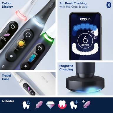 Oral-B iO 8s elektrisk tannbørste 408918 (hvit)