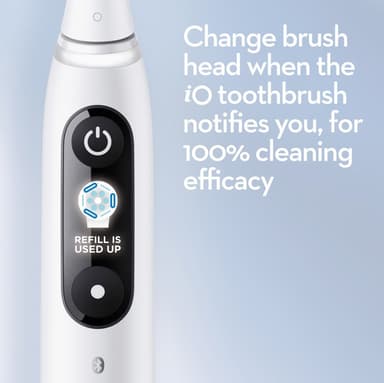 Oral-B iO 8s elektrisk tannbørste 408918 (hvit)