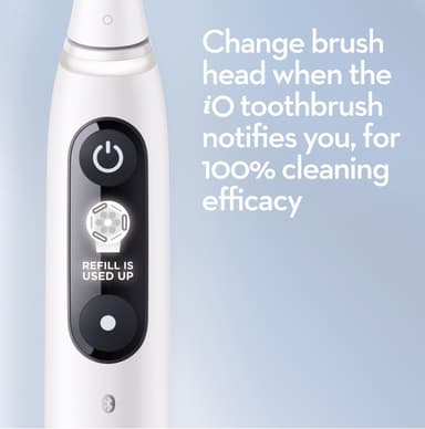 Oral-B iO 6s elektrisk tannbørste 427407 (hvit)