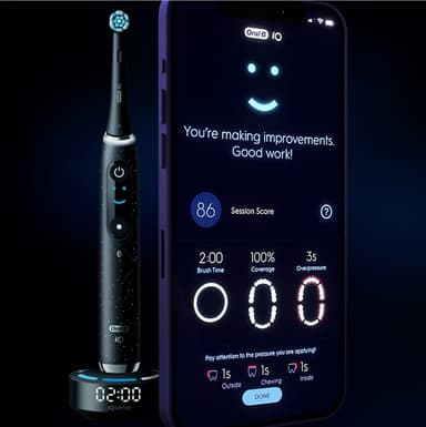 Oral-B iO 10 elektrisk tannbørste (sort)