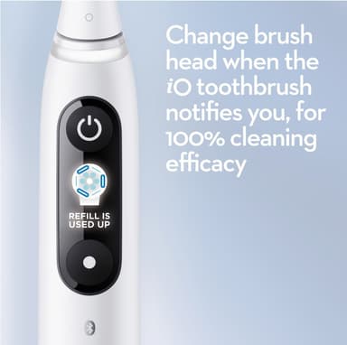 Oral-B iO 9s elektrisk tannbørste 408840 (hvit)