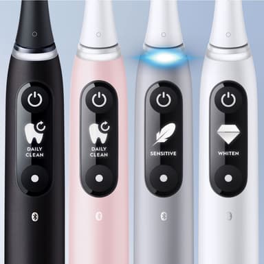 Oral-B iO 6s elektrisk tannbørste 448877 topakning (sort/rosa)