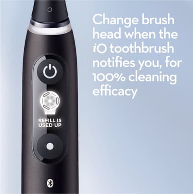 Oral-B iO 6s elektrisk tannbørste 448877 topakning (sort/rosa)