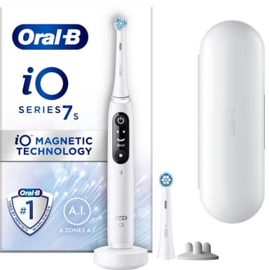 Oral-B iO 7s elektrisk tannbørste 408789 (hvit)
