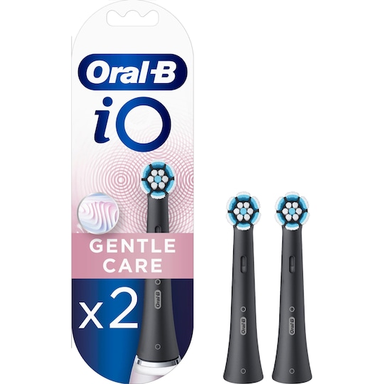 Oral-B iO Gentle Care tannbørstehode 419020 (sort)