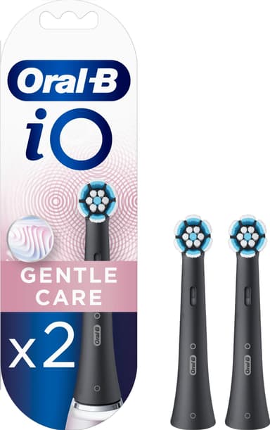 Oral-B iO Gentle Care tannbørstehode 419020 (sort)
