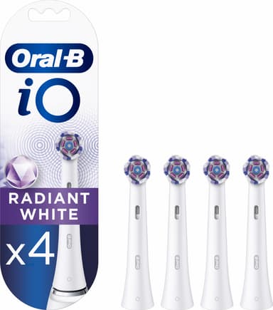 Oral-B iO Radiant White tannbørstehoder 420330 (hvit)