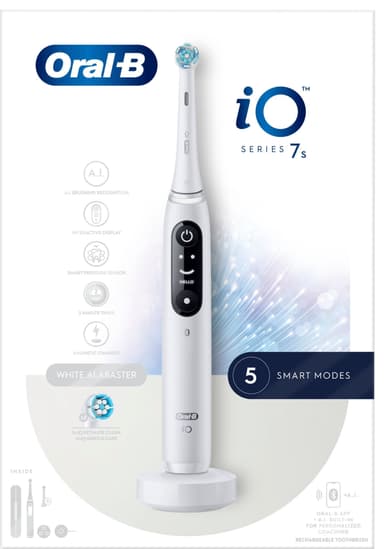 Oral-B iO 7s elektrisk tannbørste 408789 (hvit)