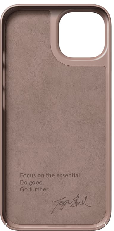 Nudient Thin v3 iPhone 14 deksel (rosa)