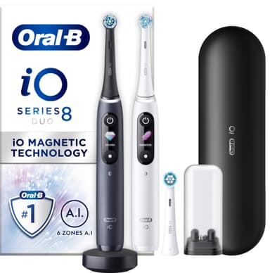 Oral-B iO 8 Duo electric toothbrushes 449034 (sort/hvit)