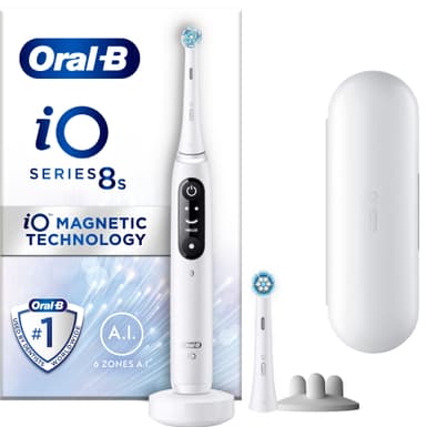 Oral-B iO 8s elektrisk tannbørste 408918 (hvit)