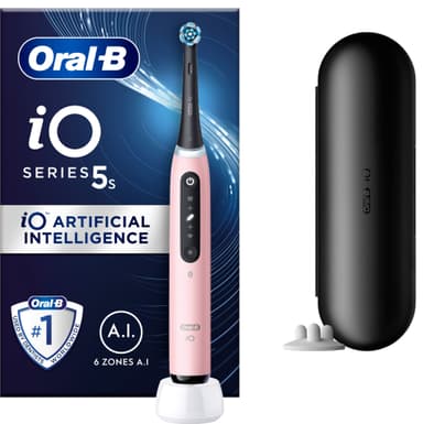 Oral-B iO 5s elektrisk tannbørste 414940 (blush pink)