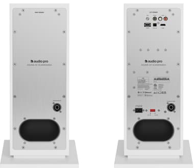 Audio Pro A48 Hi-Fi høyttalersett (hvit)