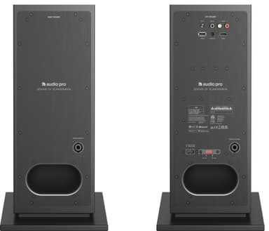 Audio Pro A48 Hi-Fi høyttalersett (sort)