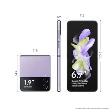Samsung Galaxy Z Flip4 smarttelefon 8/128GB (Bora Purple)
