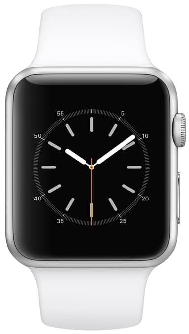 Apple Watch Series 1 Sport 42mm (sølv alu/hvit rem)