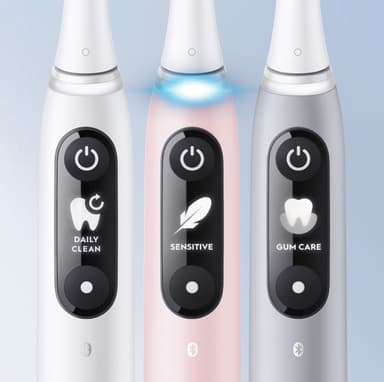 Oral-B iO6S Sensitive-edition elektrisk tannbørste 427384 (rosa)